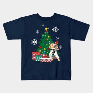 Ryu Around The Christmas Tree Kids T-Shirt